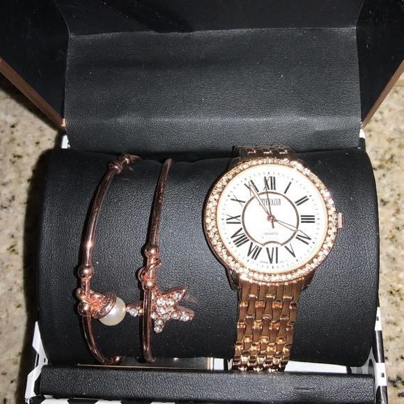 NIB COTE D’AZURE Watch & 2 Bracelets Set - Picture 2 of 5